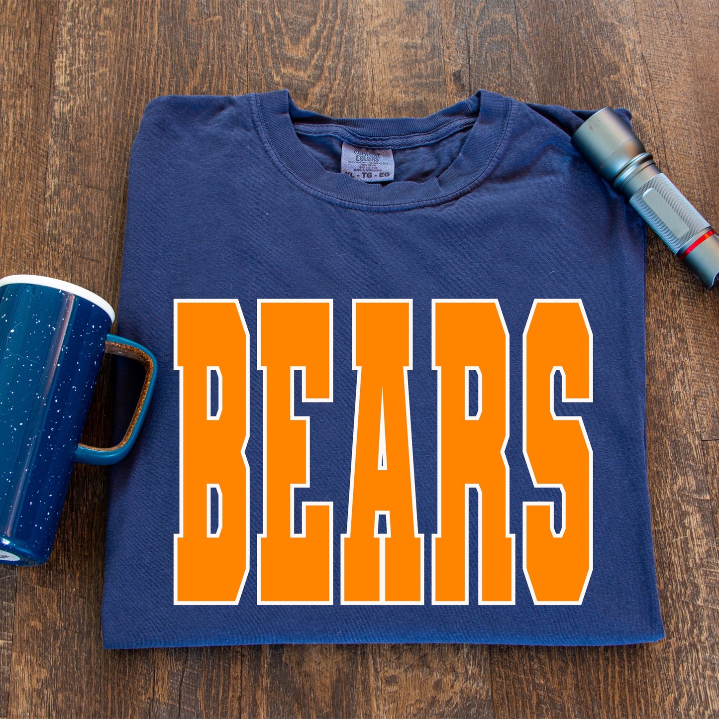 Bears Orange Spangle Tee