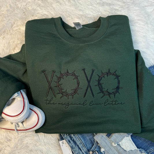 XOXO Original Love Letters Embroidery