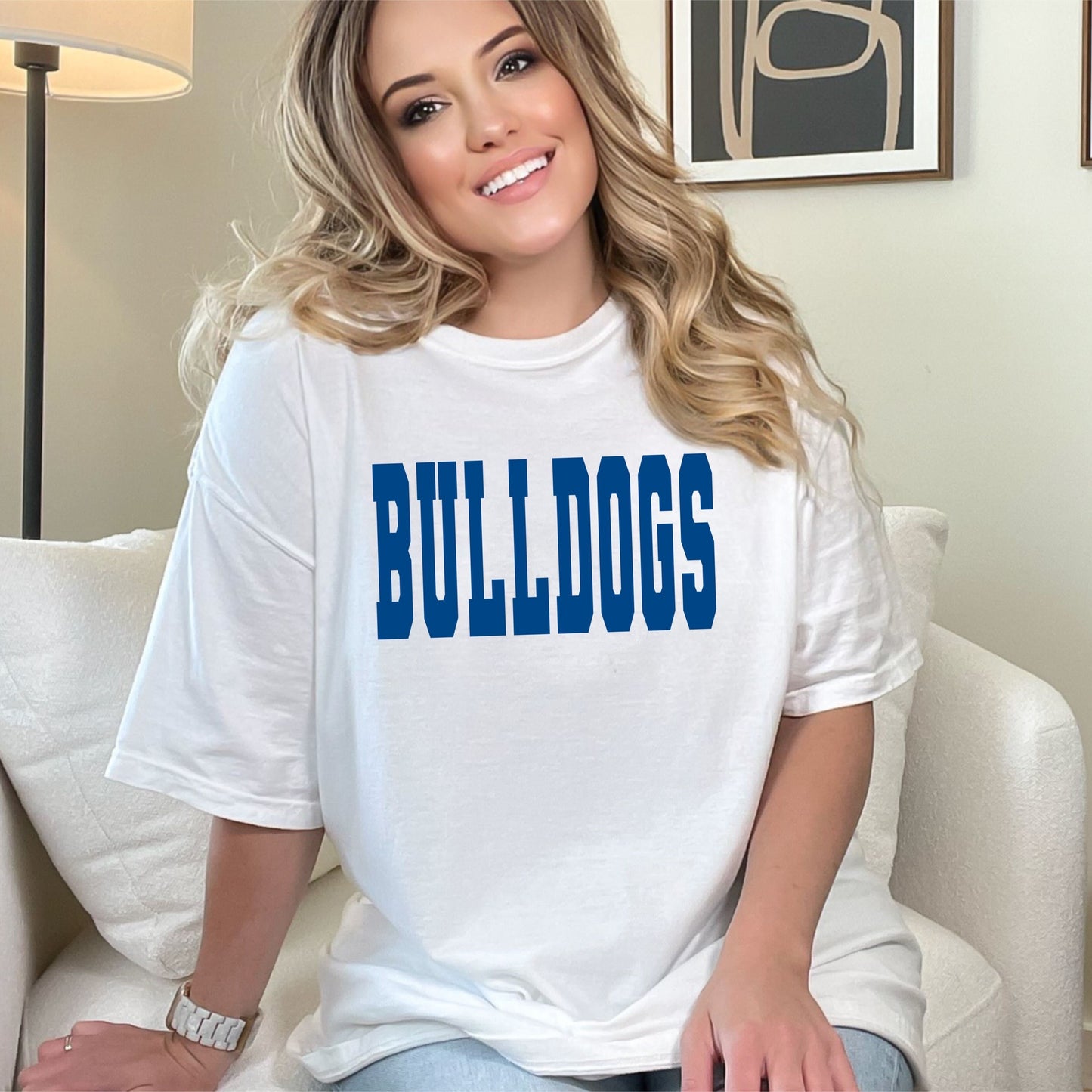 Bulldogs Royal Spangle Tee