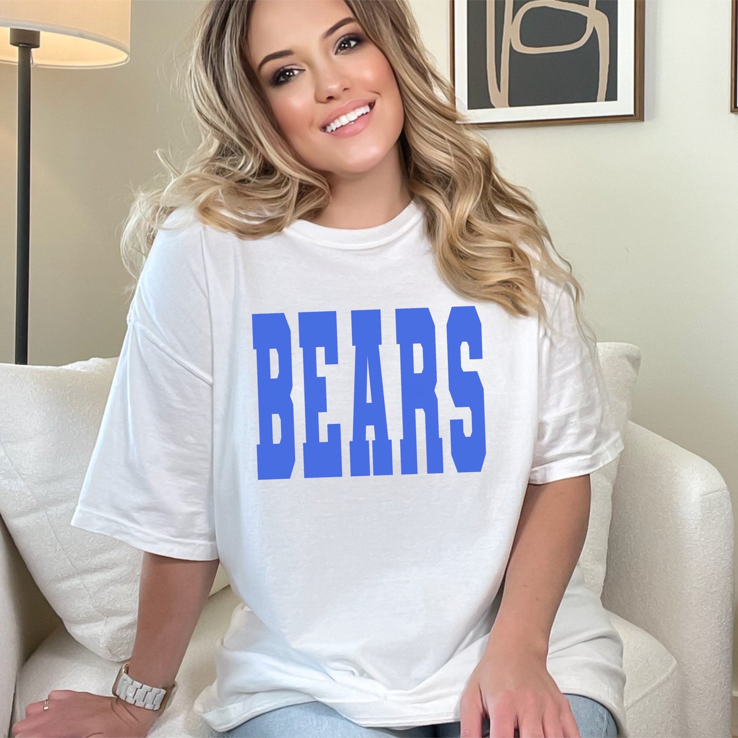 Bears Royal Spangle Tee