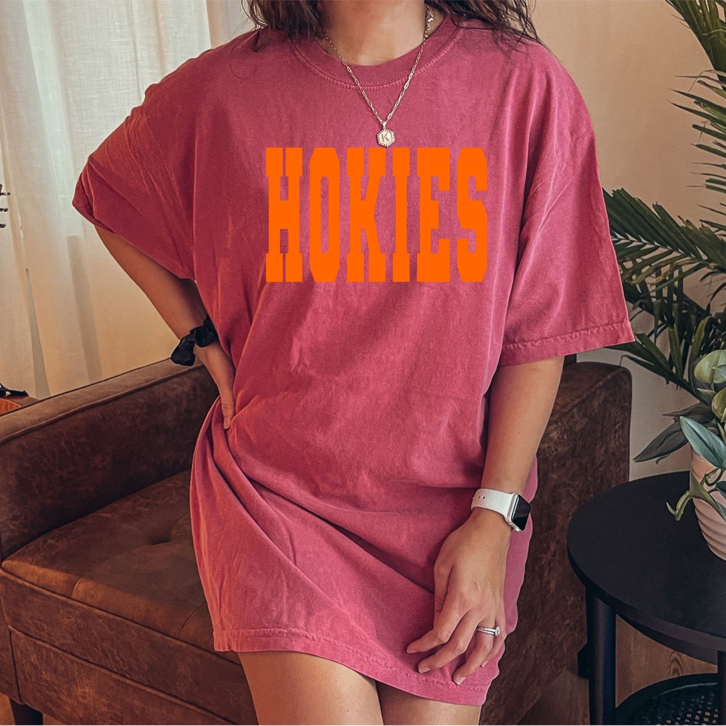 Hokies Orange Spangle Tee