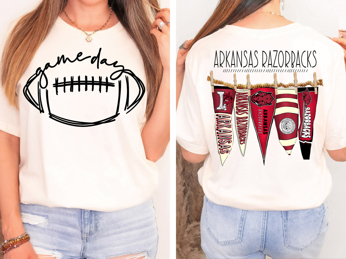 Fayetteville Arkansas Pennant Tee