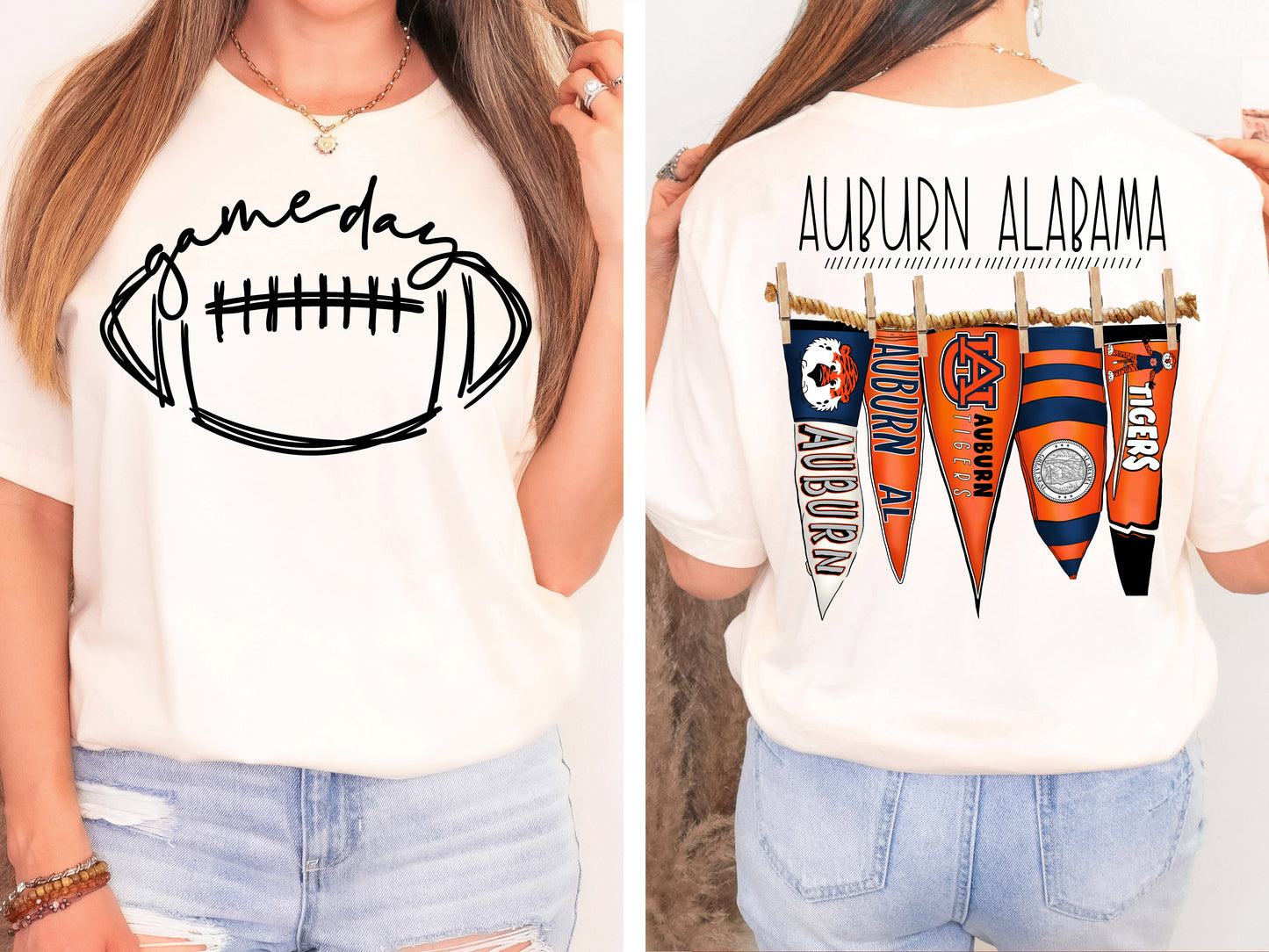 Auburn Alabama Pennant Tee