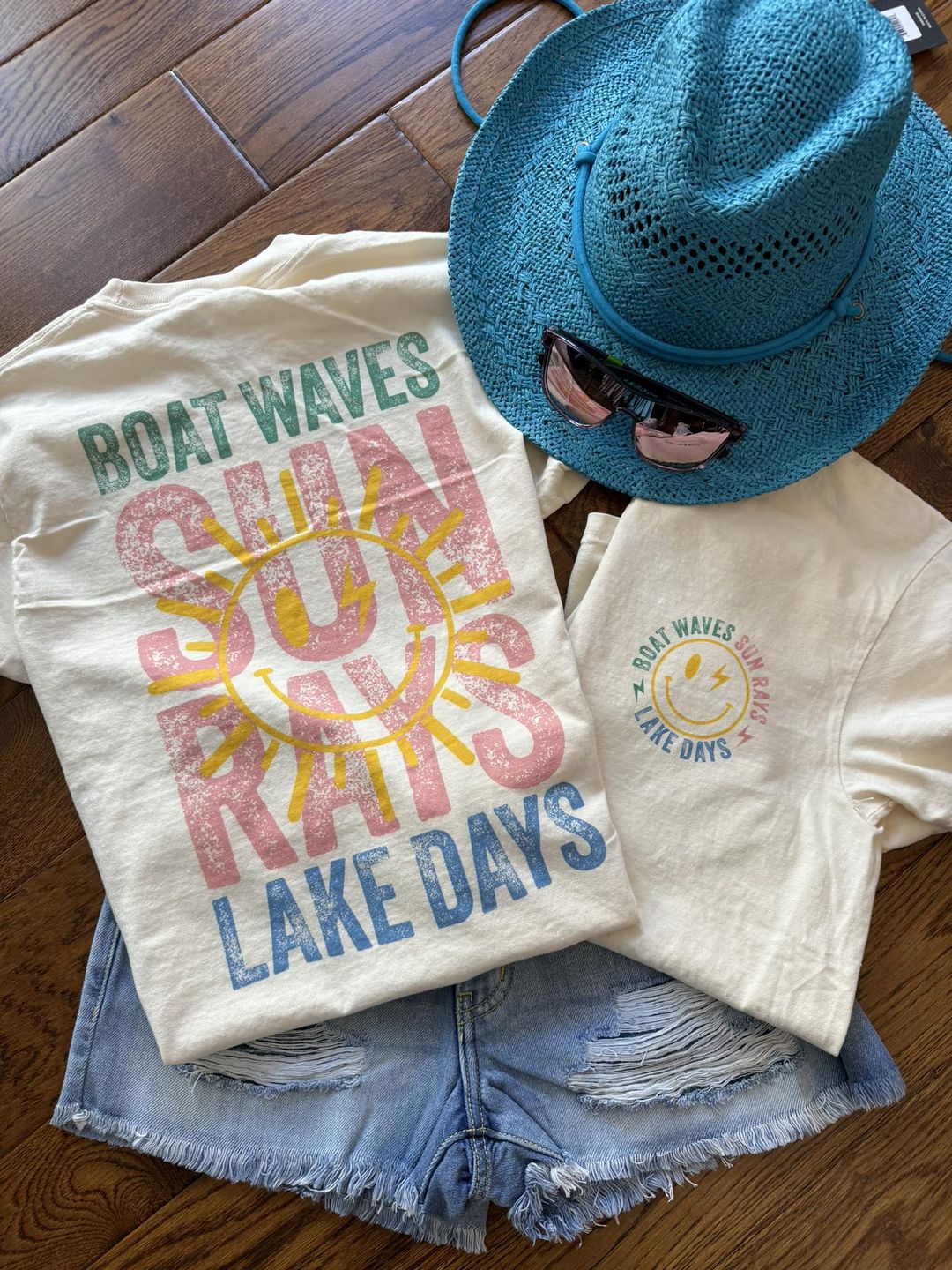 Boat Waves, Sun Rays, Lake Days