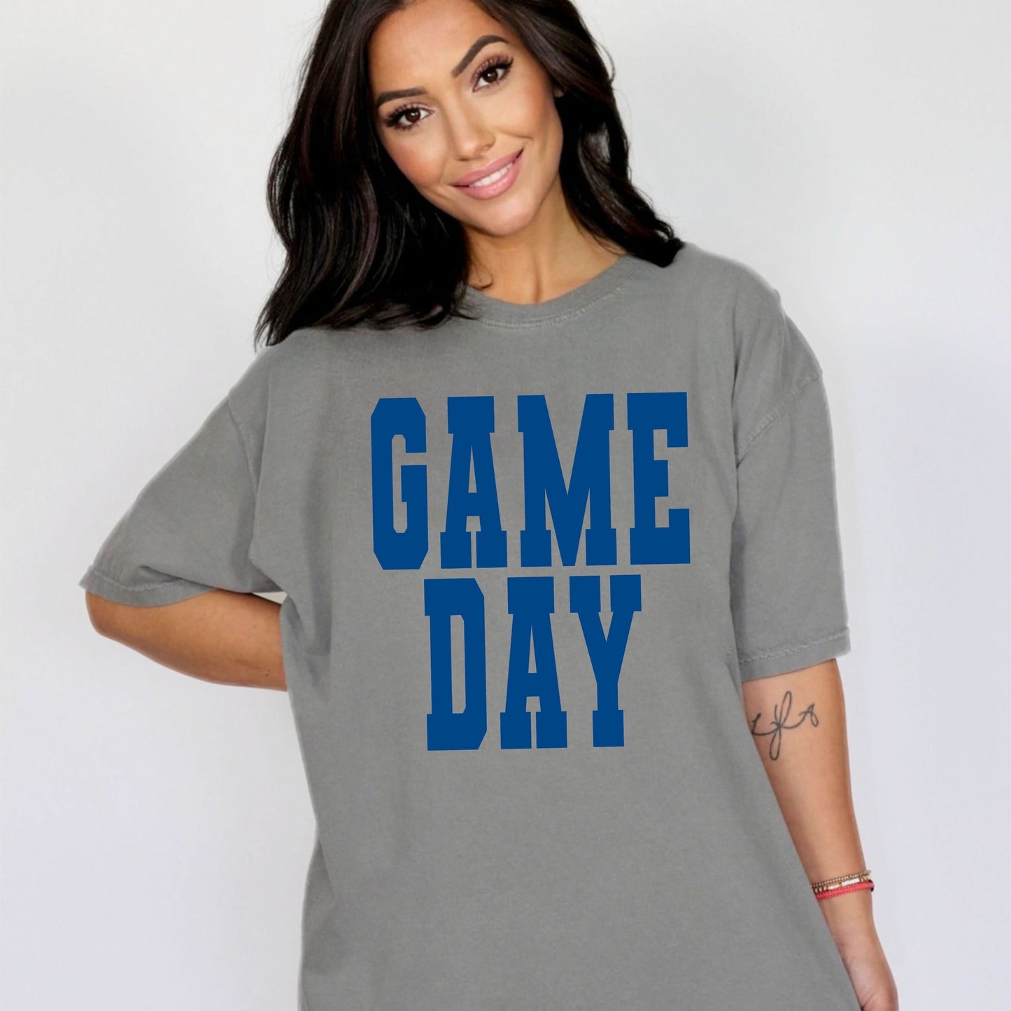 Game Day Royal Spangle Tee