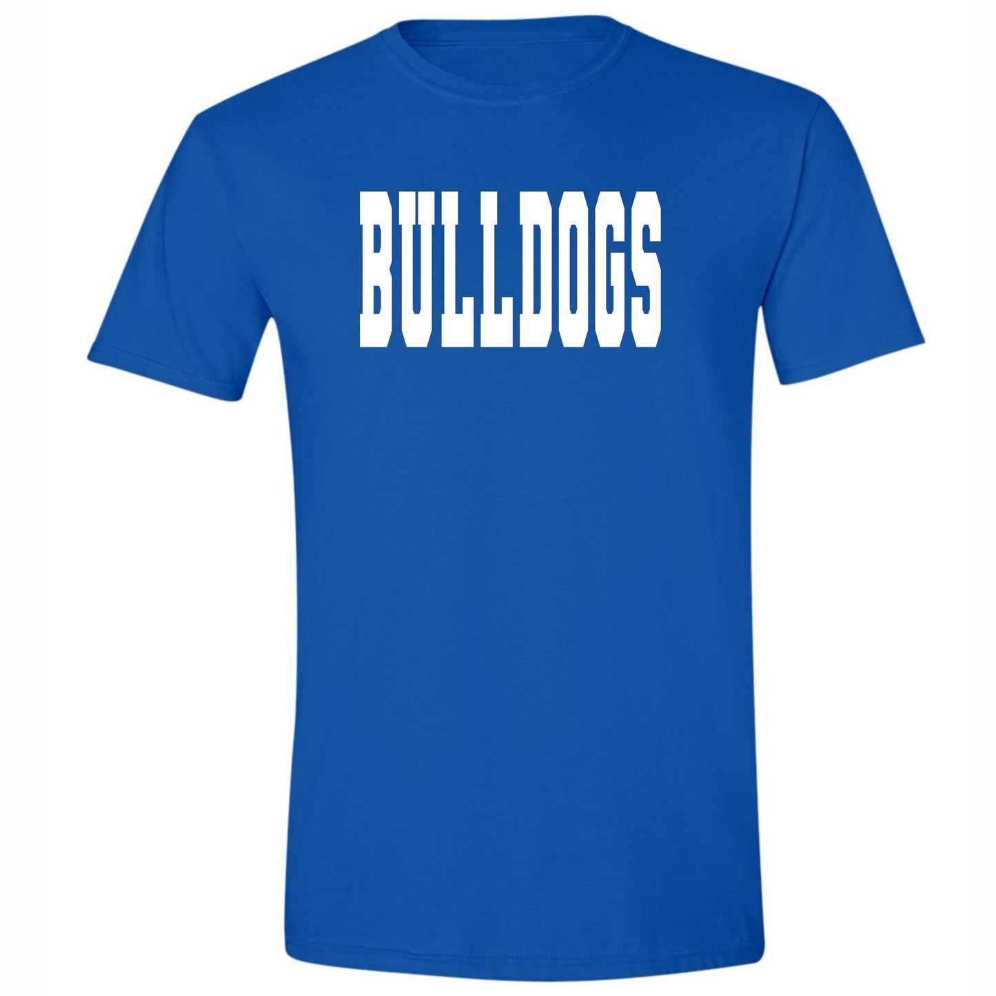 Bulldogs White Spangle Tee