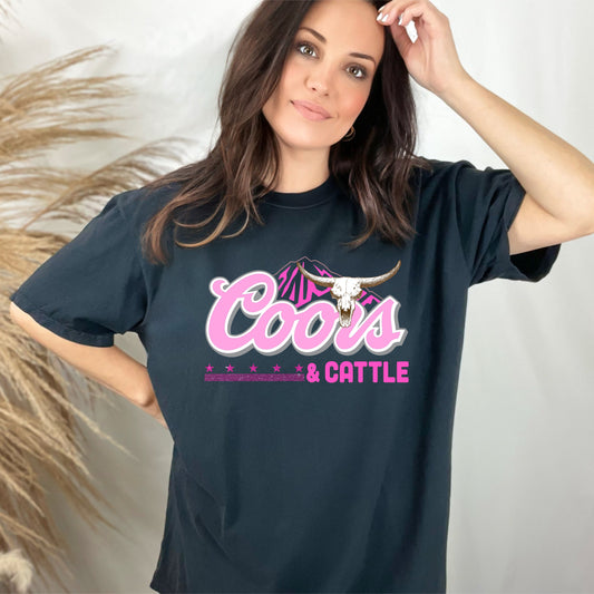 Coors and Cattle Tee