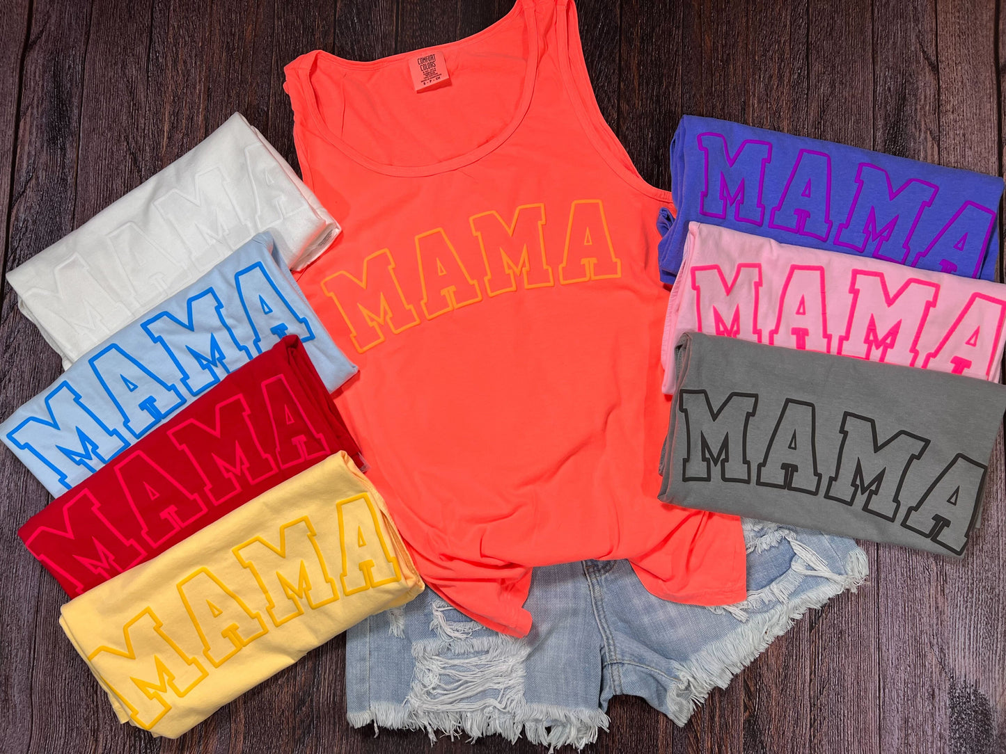 Monochromatic Mama Puff Tanks