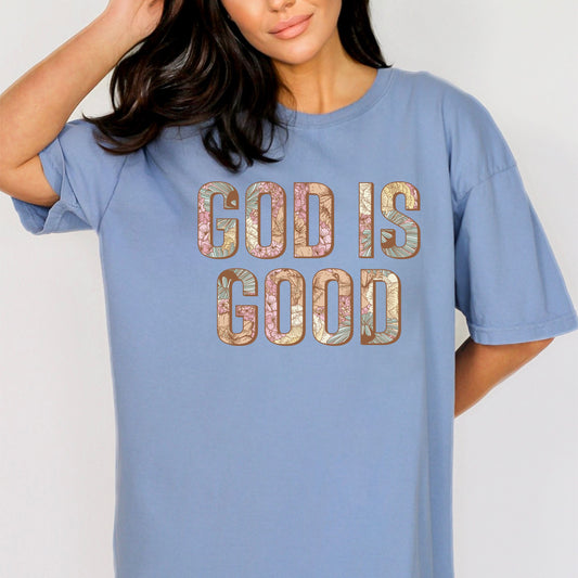 God is Good Puff Tee