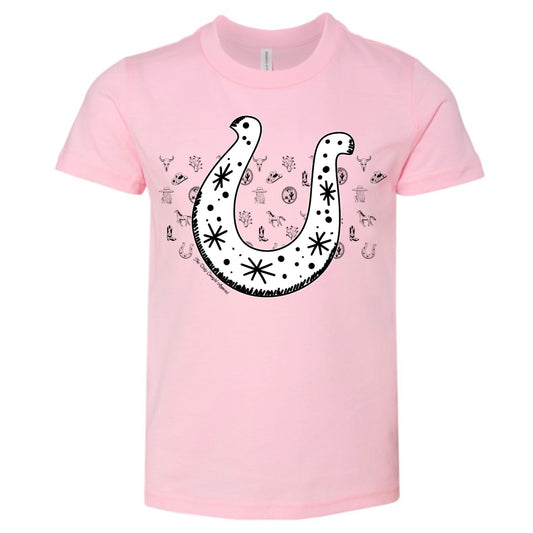 Horseshoe Sketch Youth Tee