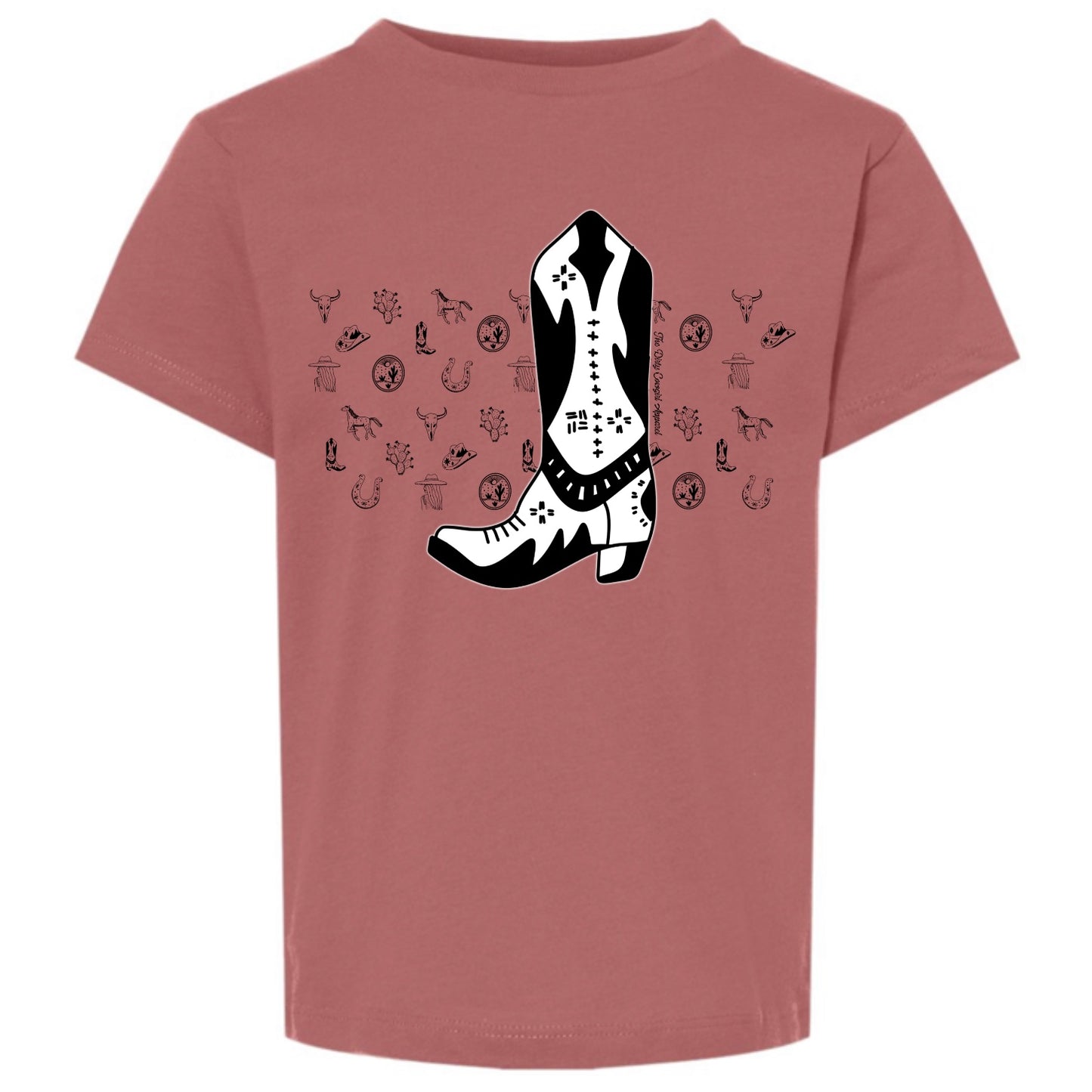 Boot Sketch Toddler Tee