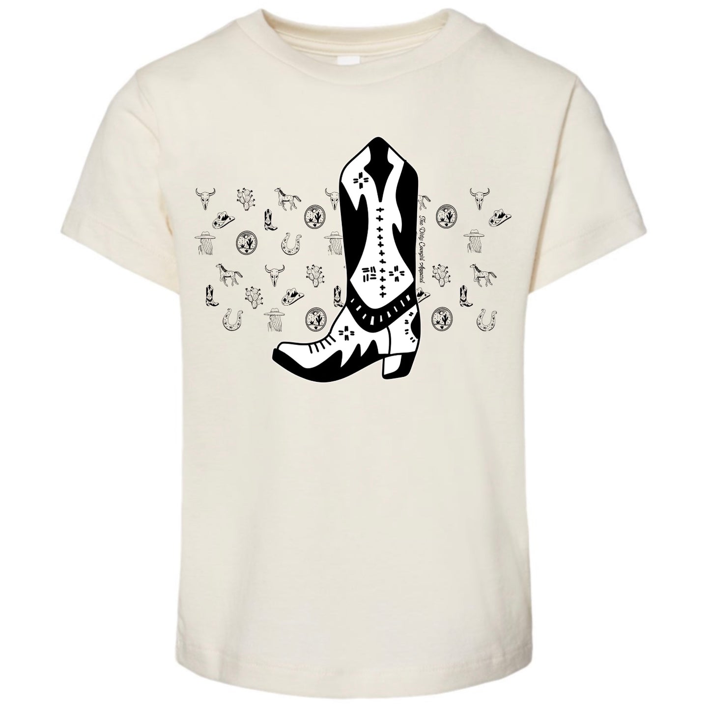 Boot Sketch Toddler Tee