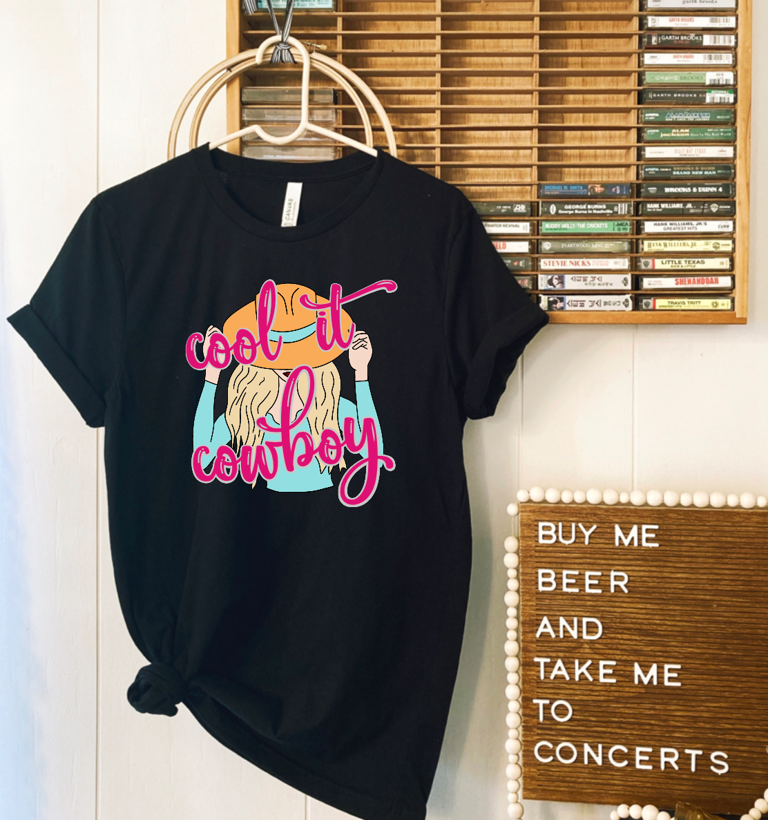 Cool It Cowboy tee