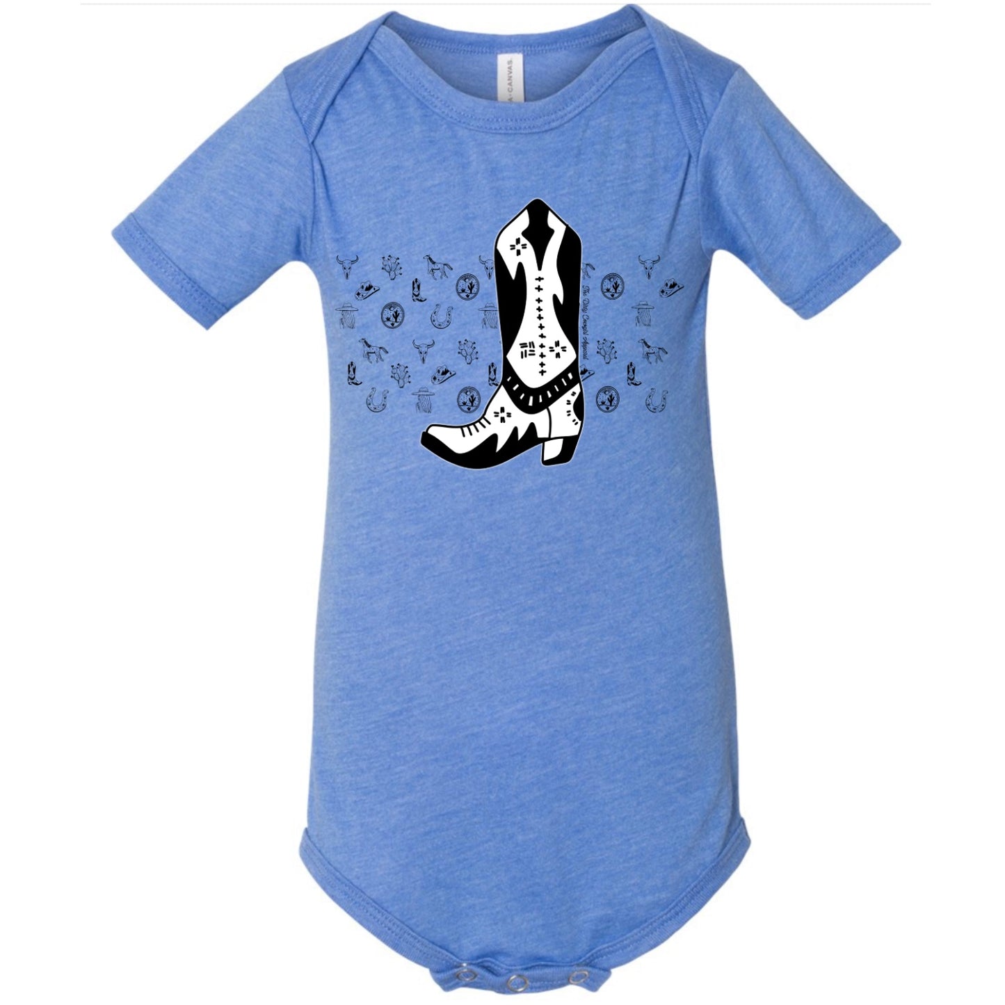 Boot Sketch Onesie