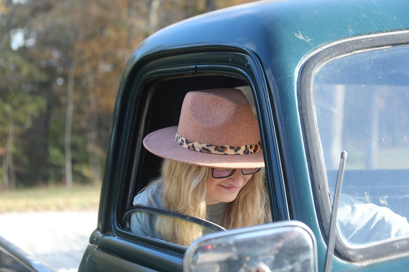 CC Wide Brim Felt Hat