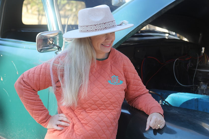 CC Wide Brim Felt Hat