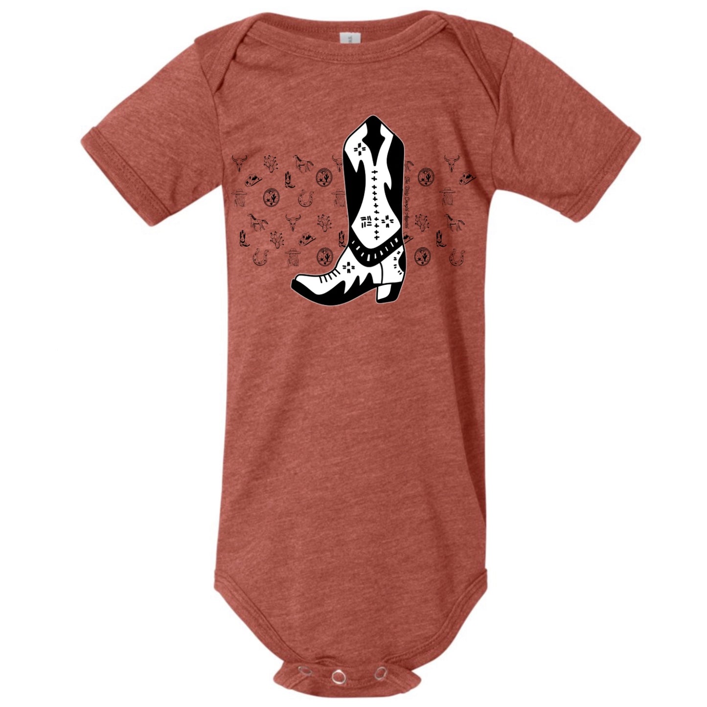 Boot Sketch Onesie
