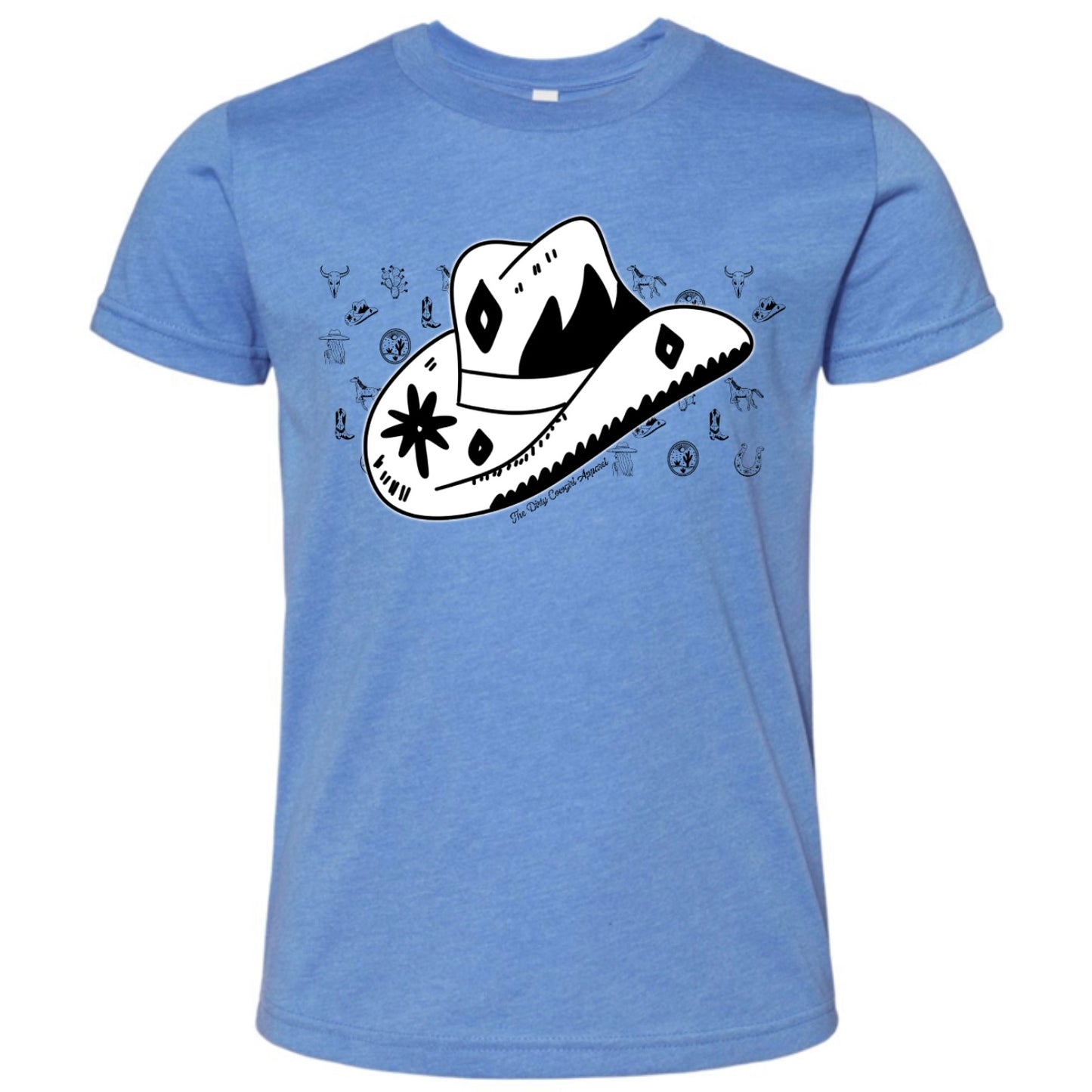 Cowboy Hat Sketch Youth Tee