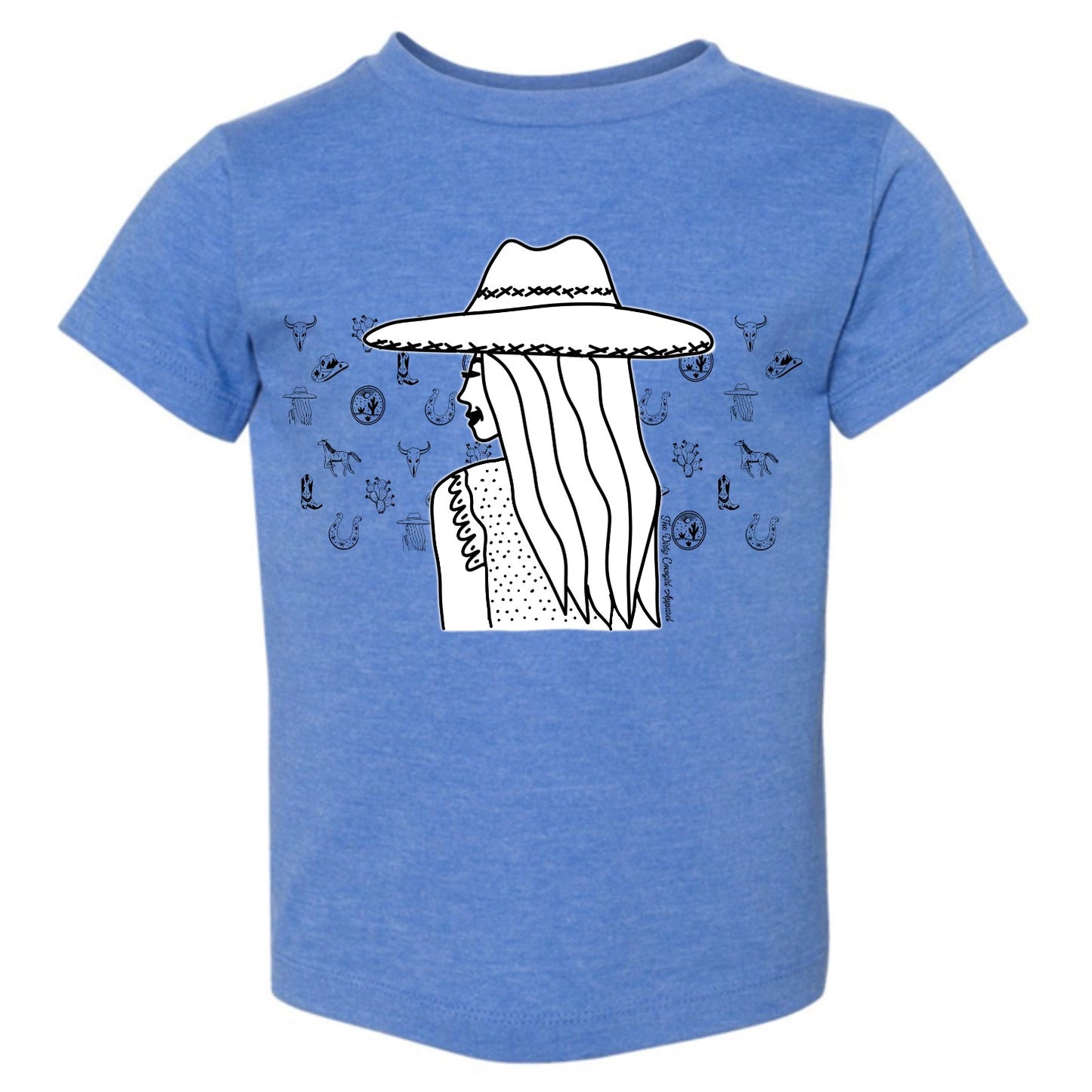 Cowgirl Sketch ToddlerTee