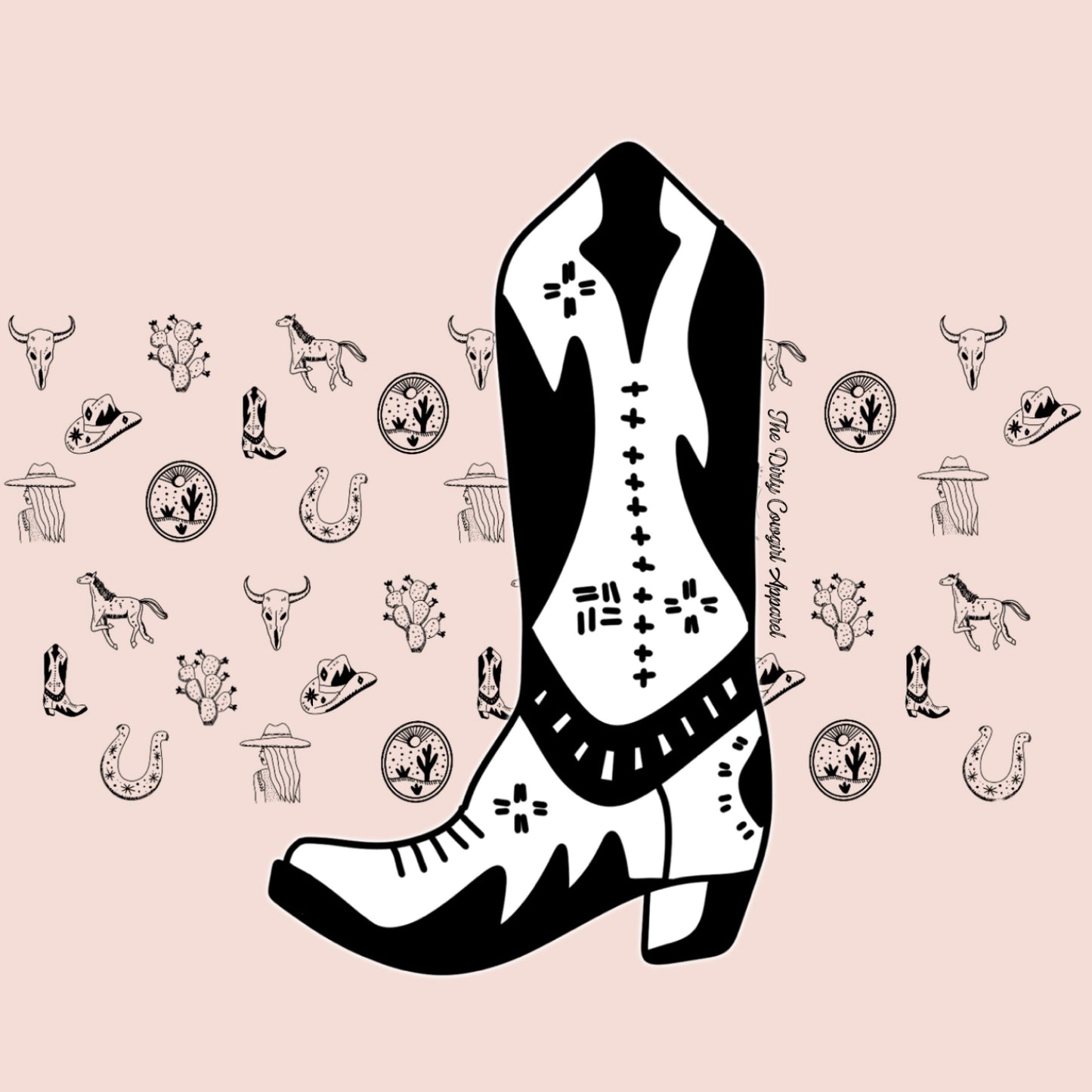 Boot Sketch Toddler Tee
