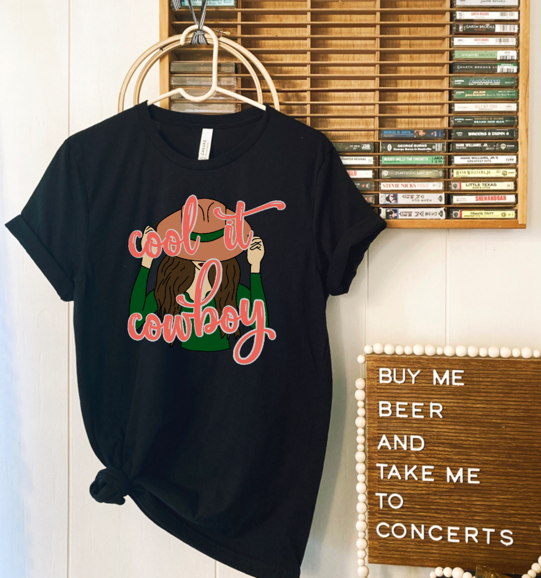 Cool It Cowboy tee
