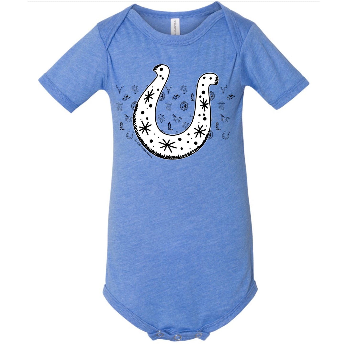 Horseshoe Sketch Onesie