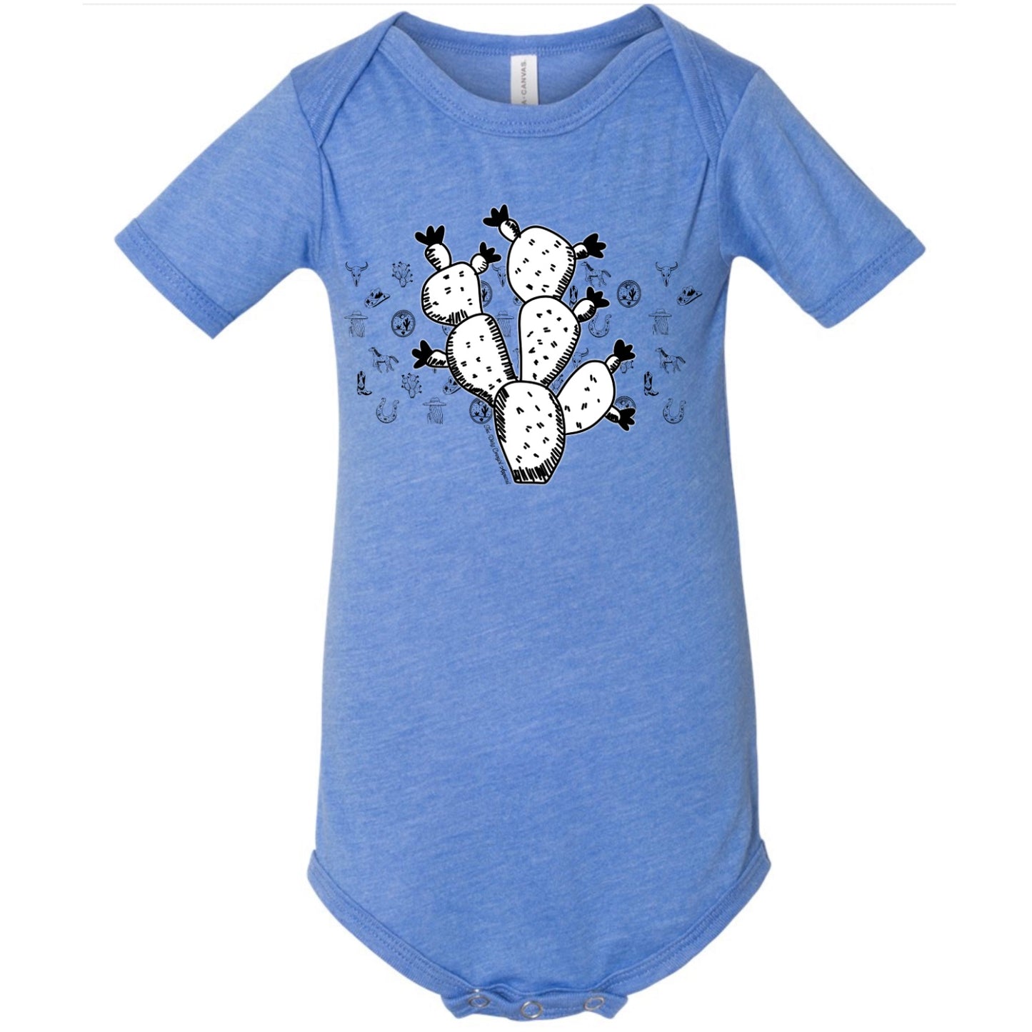 Cactus Sketch Onesie