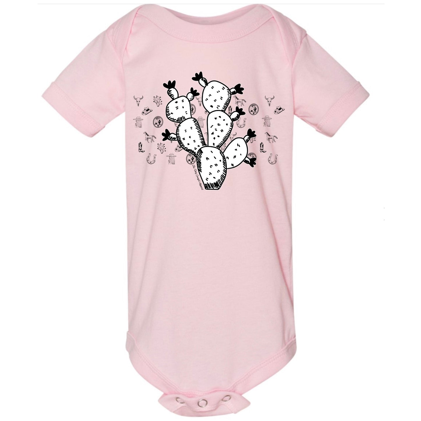 Cactus Sketch Onesie