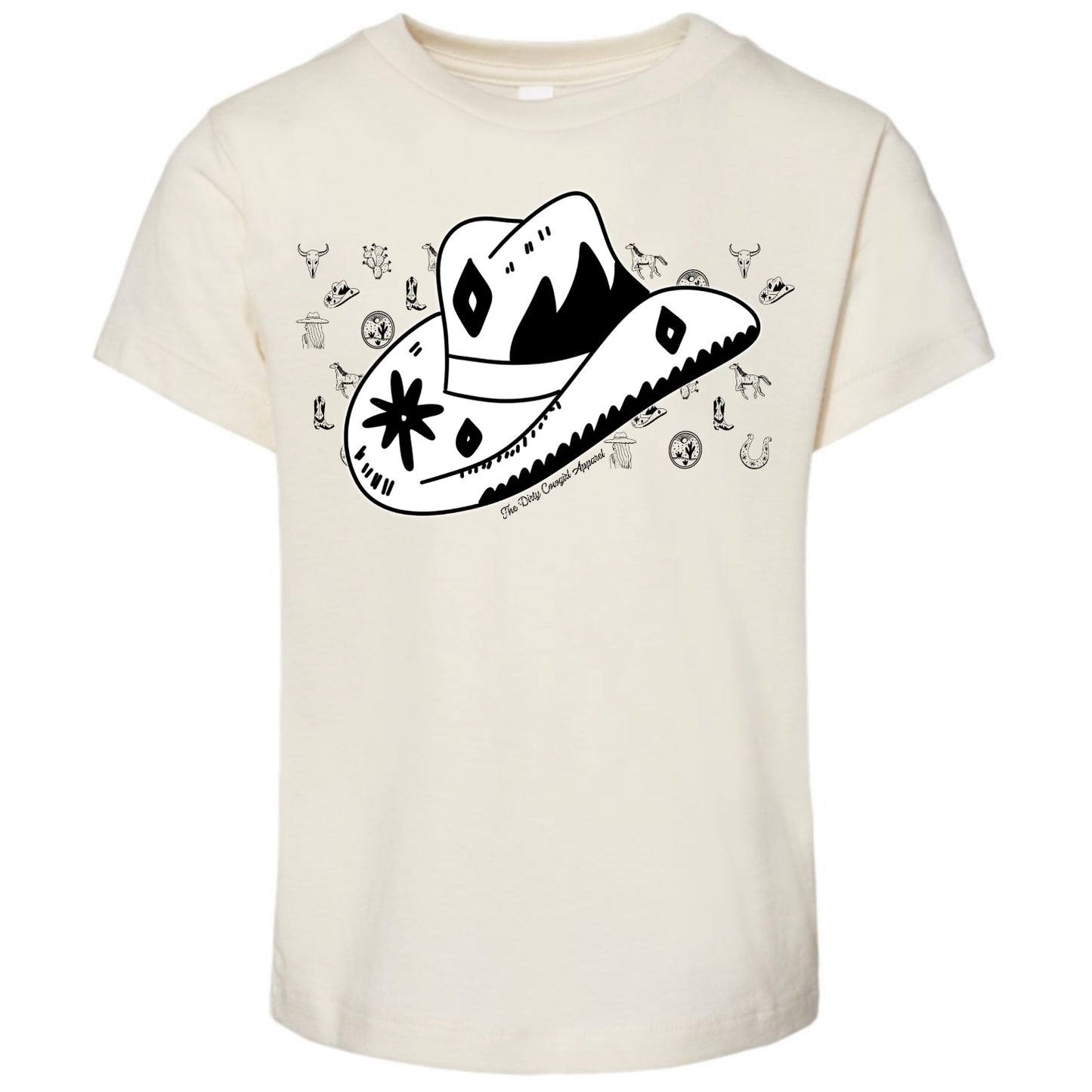Cowboy Hat Sketch ToddlerTee