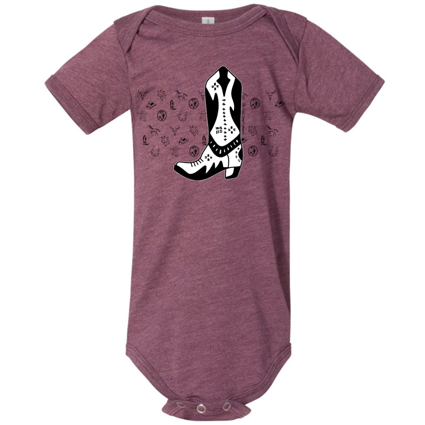 Boot Sketch Onesie