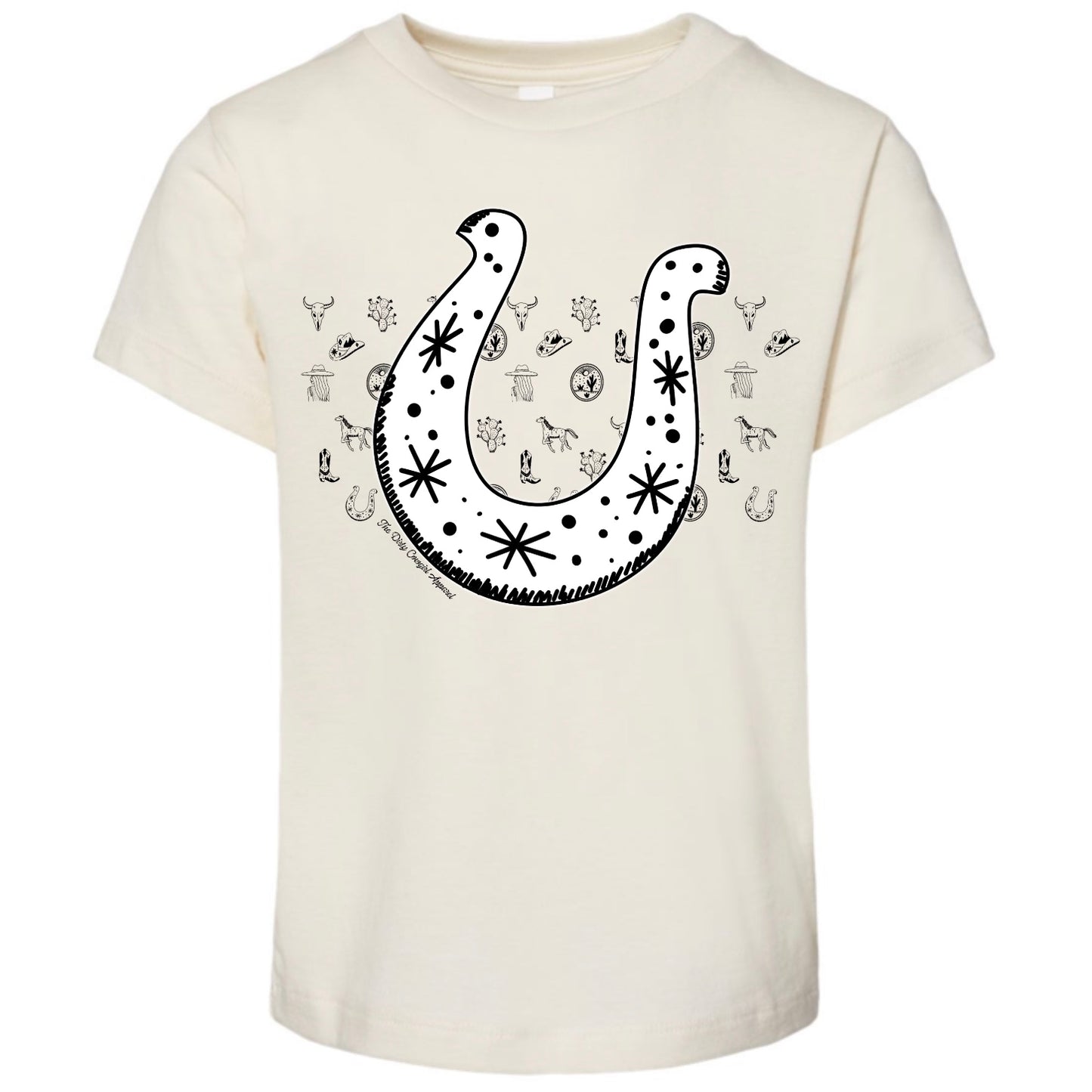 Horseshoe Sketch Toddler Tee