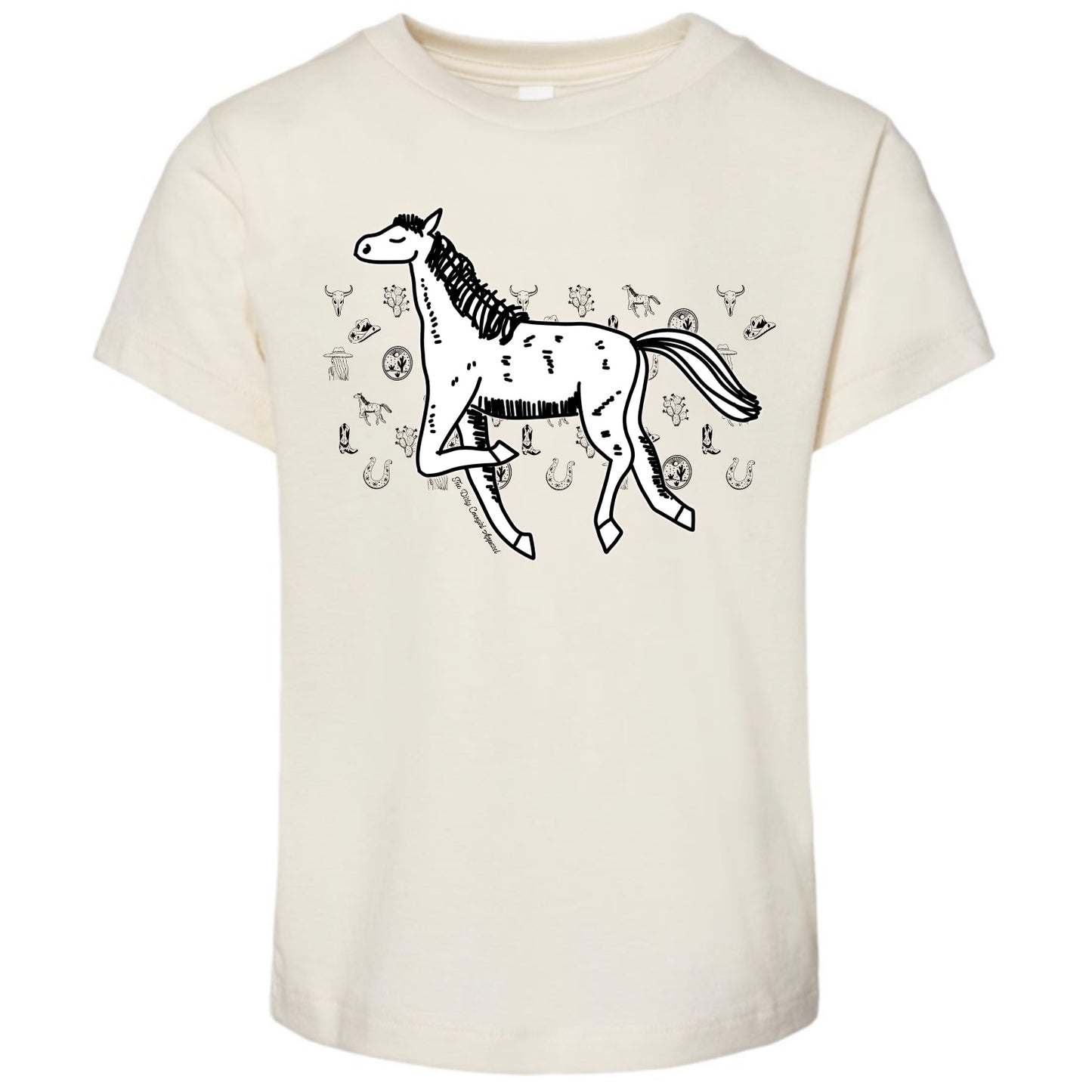 Horse Sketch Toddler Tee