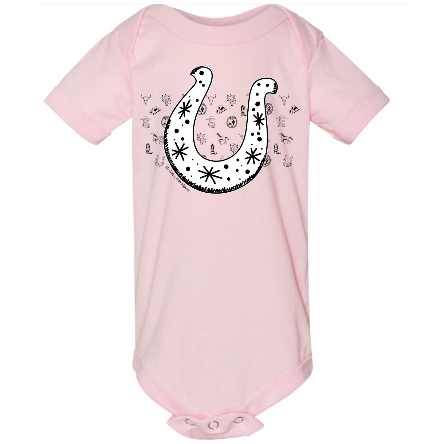 Horseshoe Sketch Onesie