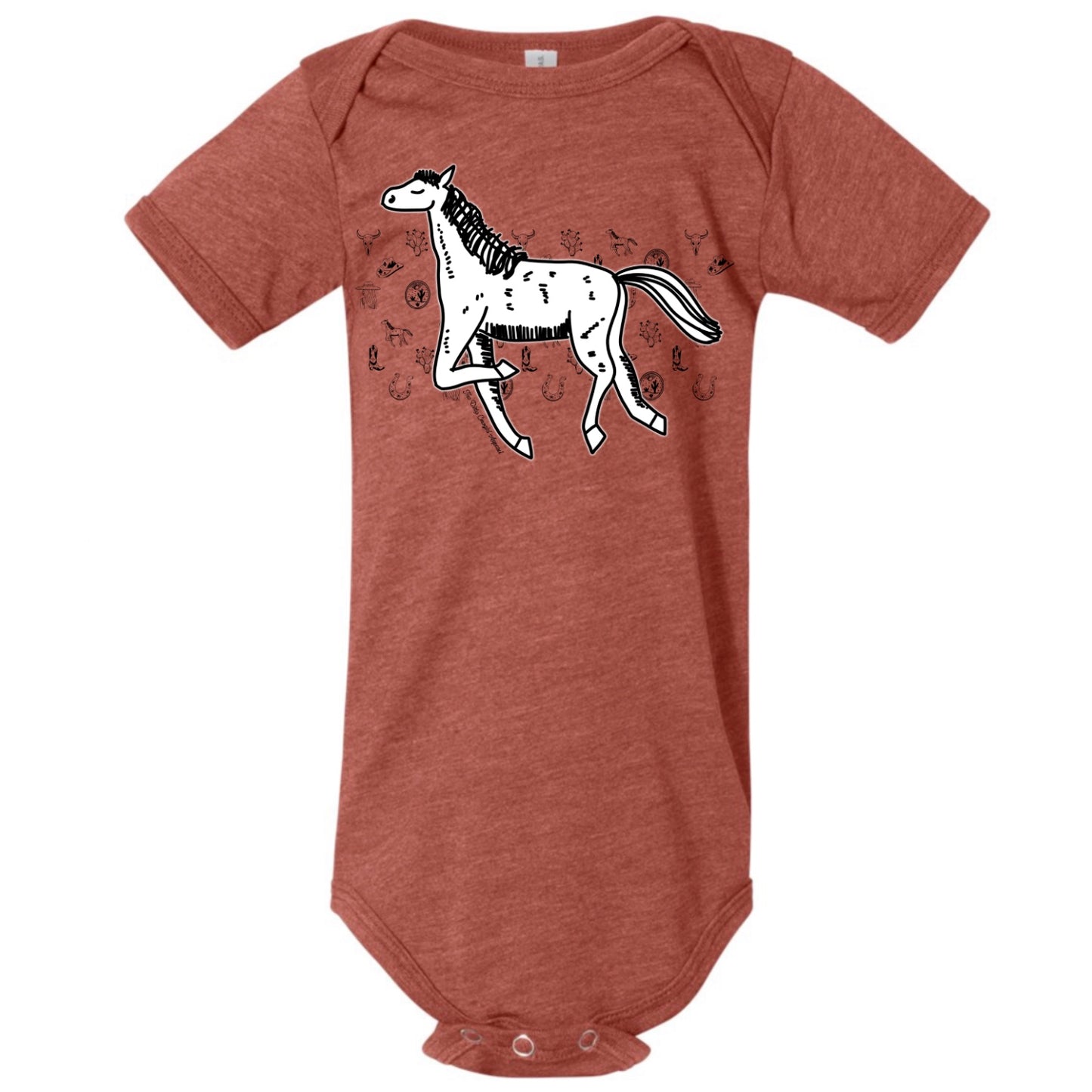 Horse Sketch Onesie
