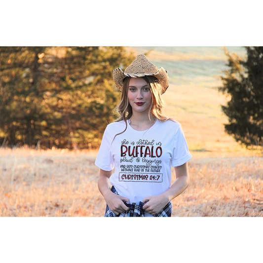 Christmas 24:7 Buffalo Plaids and Leggings T-Shirt