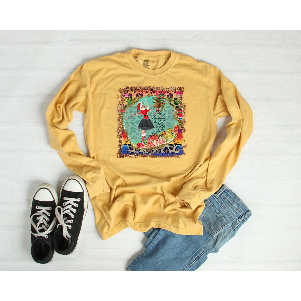 Mrs. Claus Yellow Longsleeve