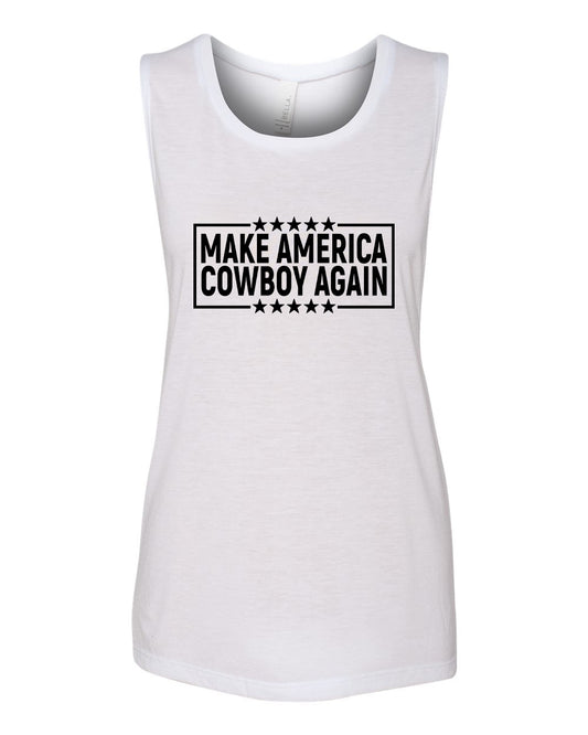 Make America Cowboy Again Tank Top