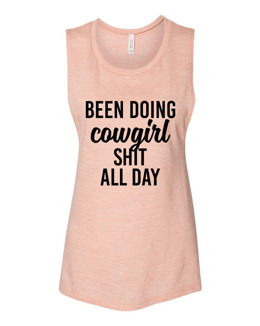 Been Doin' Cowgirl Shit Tank Top