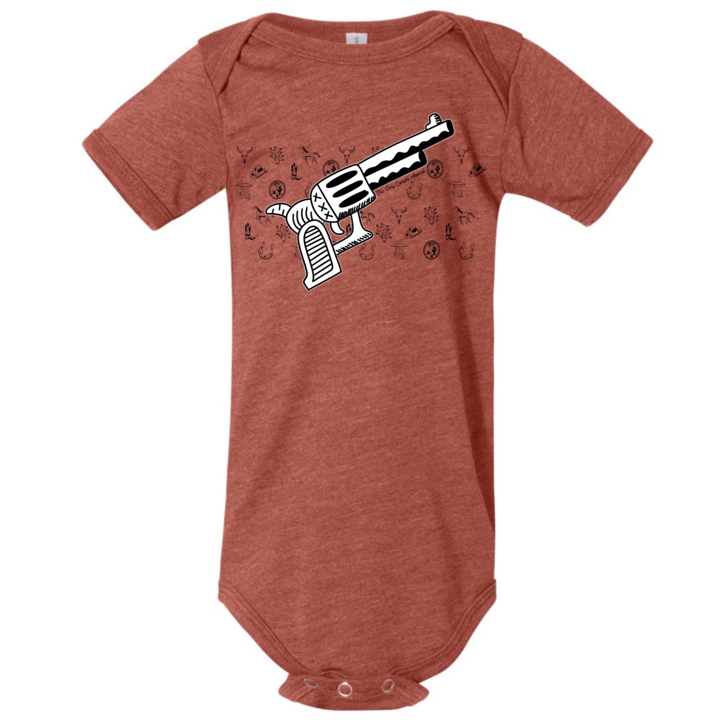 Pistol Sketch Onesie