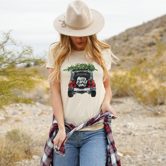 Merry Christmas Jeep T-Shirt
