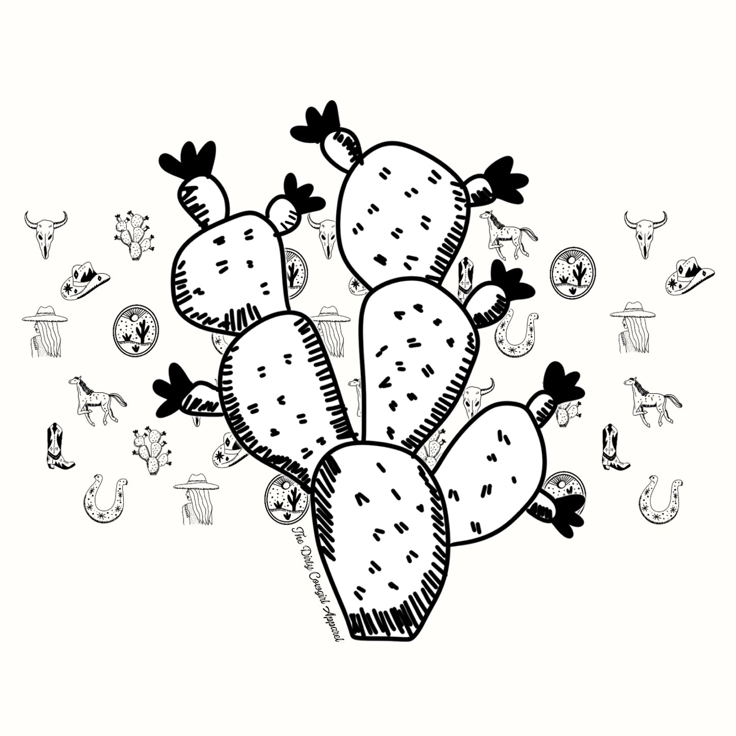Cactus Sketch Youth Tee