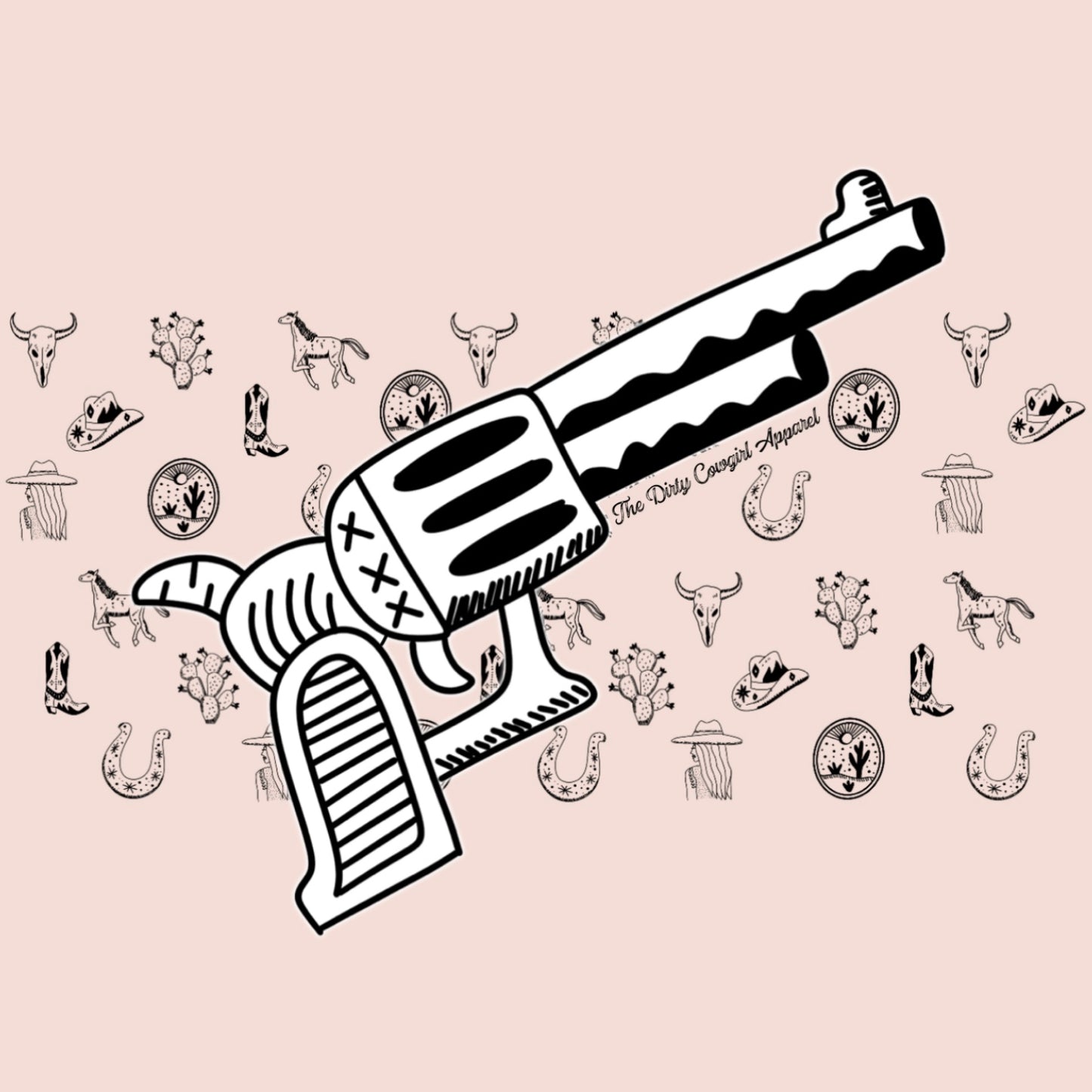 Pistol Sketch ToddlerTee