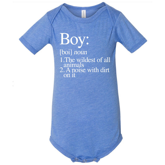Boy Definition onesie