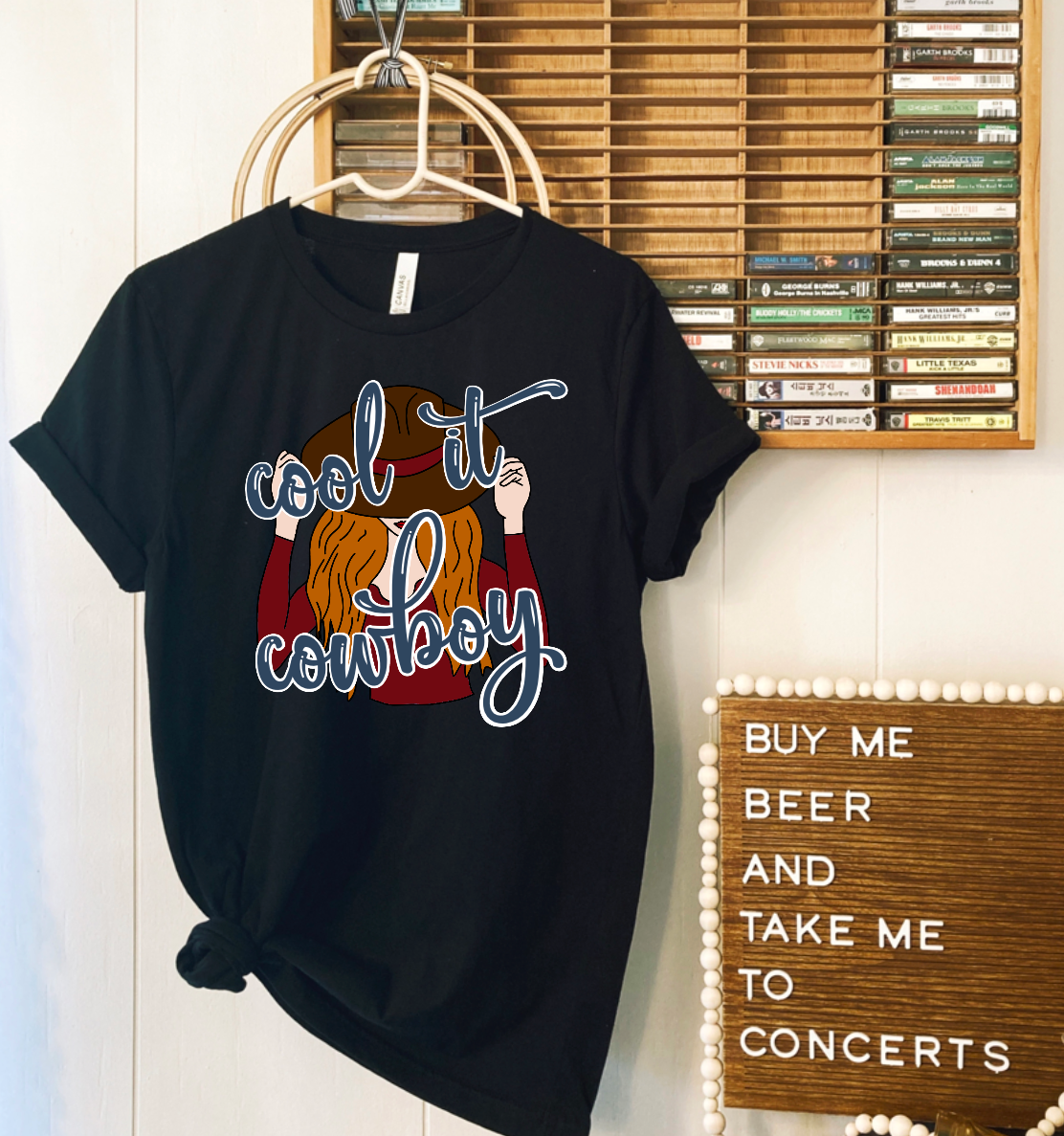 Cool It Cowboy tee