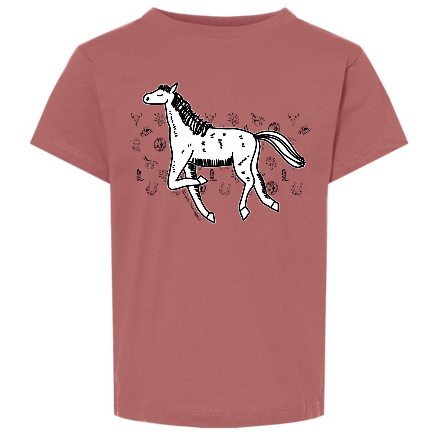 Horse Sketch Toddler Tee