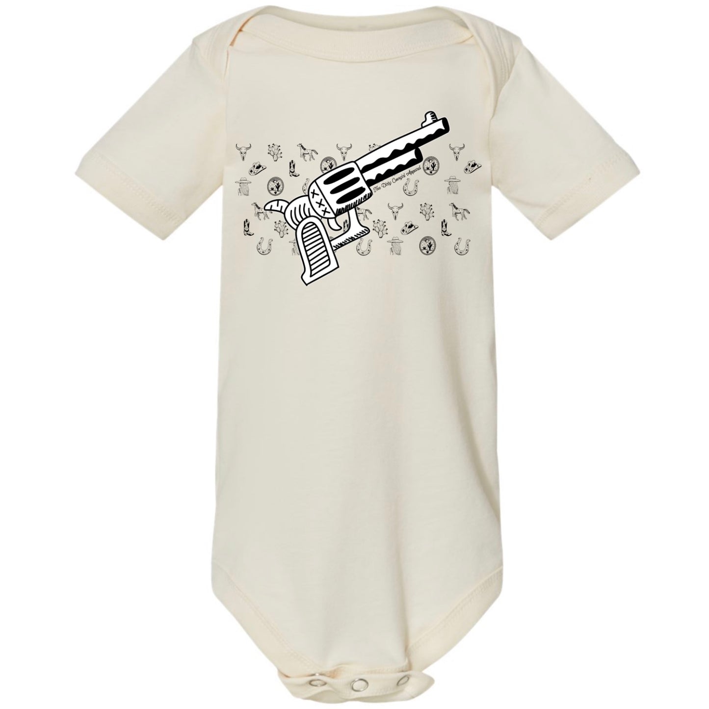 Pistol Sketch Onesie