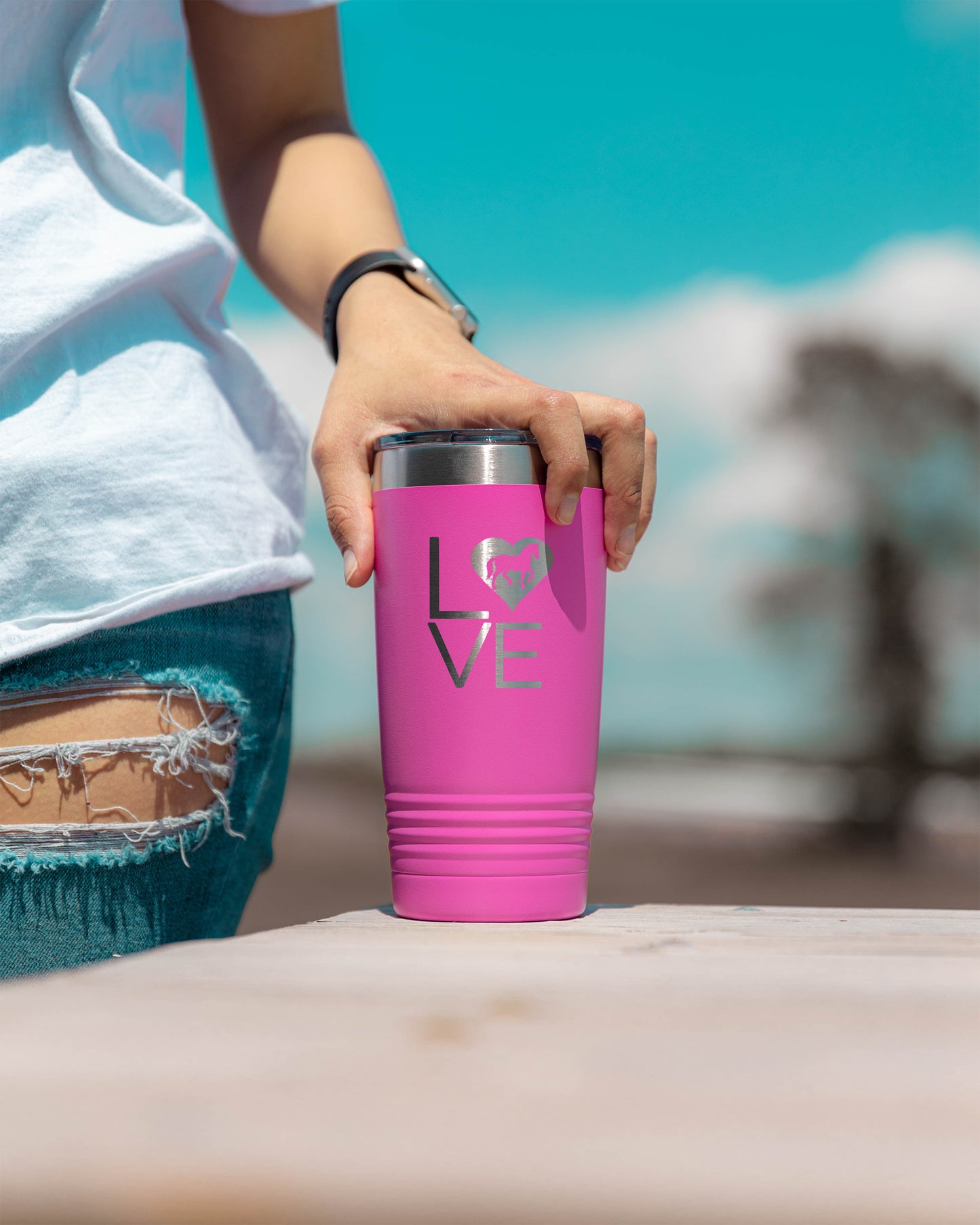 Love Horse Tumbler
