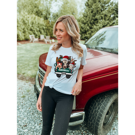 Merry Christmas Farm T-Shirt