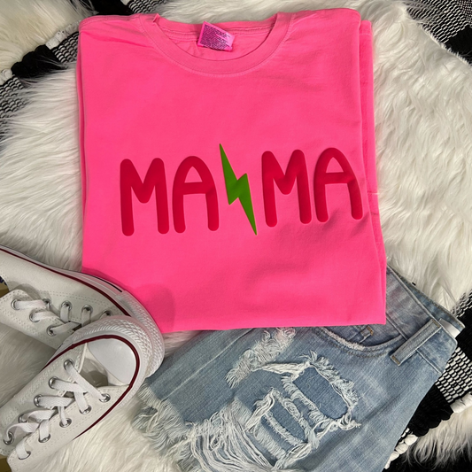 Mama Lightning Puff Short Sleeve