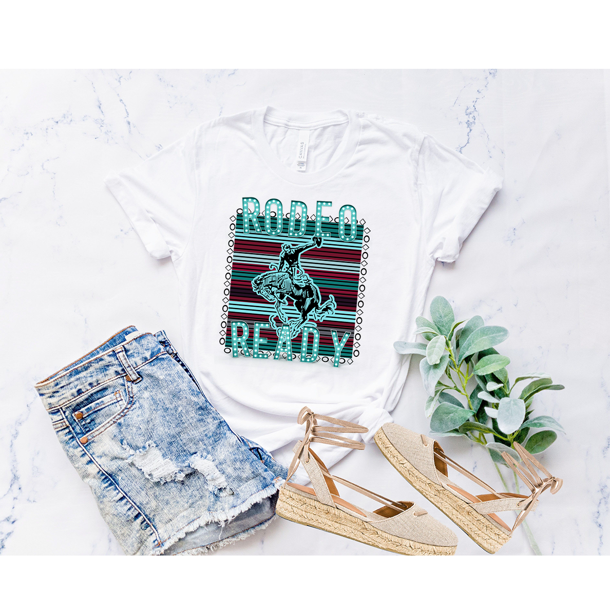 Rodeo Ready Turquoise T-Shirt